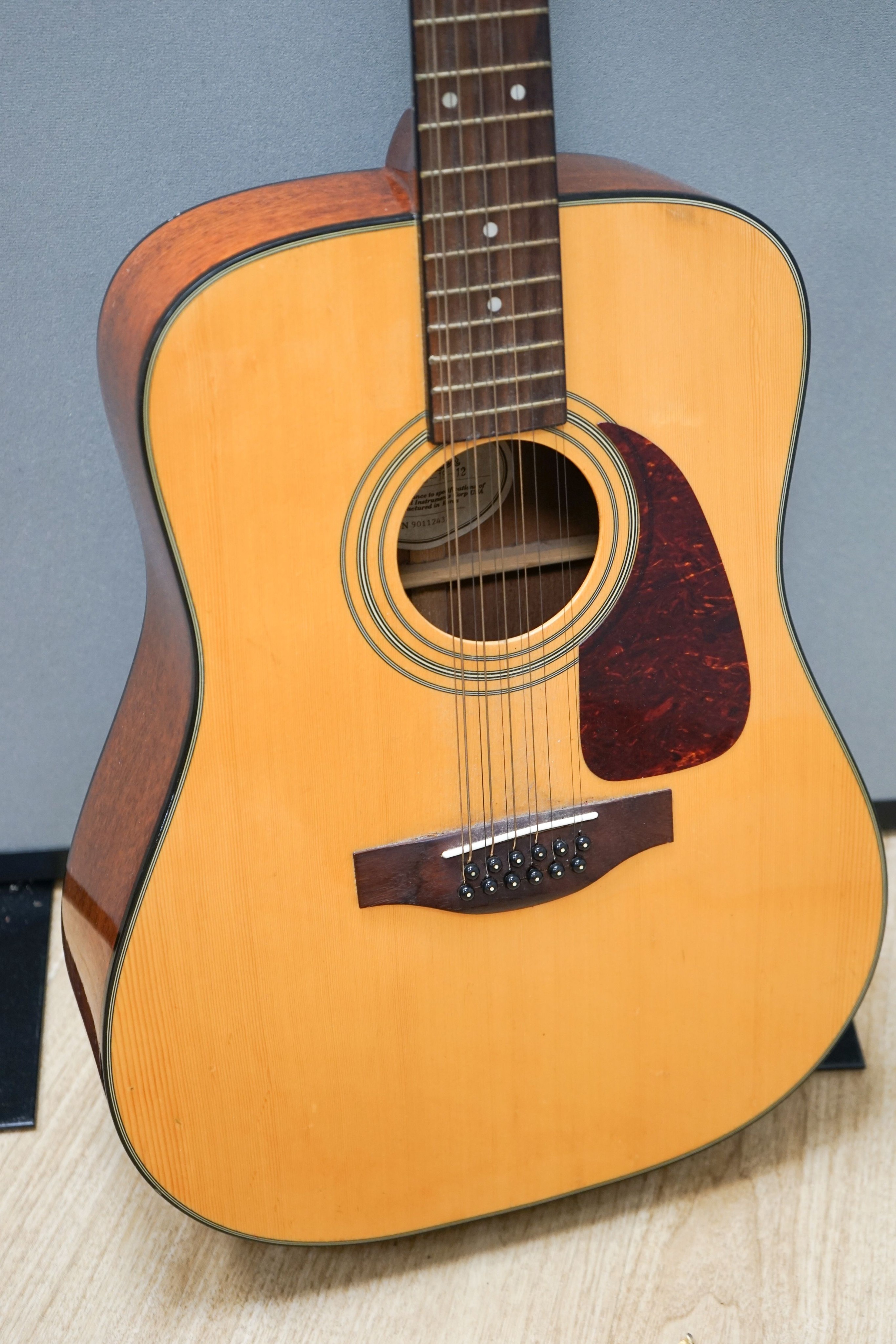 A Fender 12 string acoustic guitar DG 18 12 serial no: 90112437